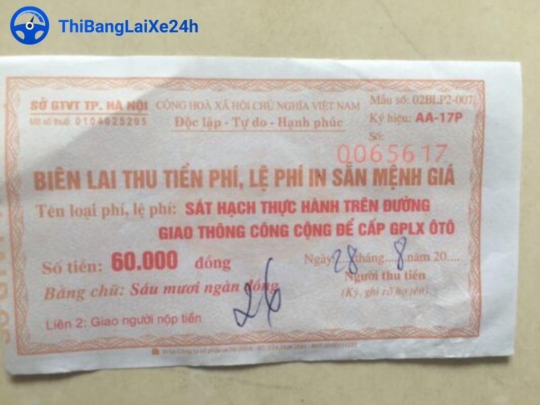 bien lai thu phi duong truong b2