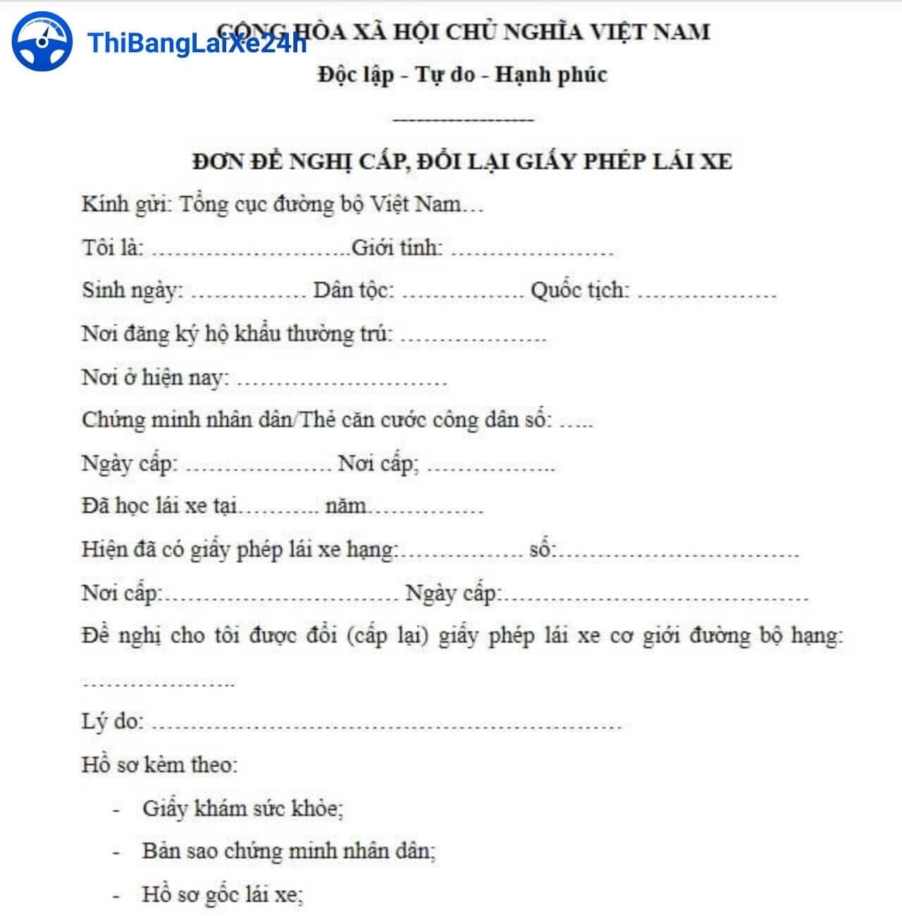 dang ky doi bang lai xe o t truc tiepo