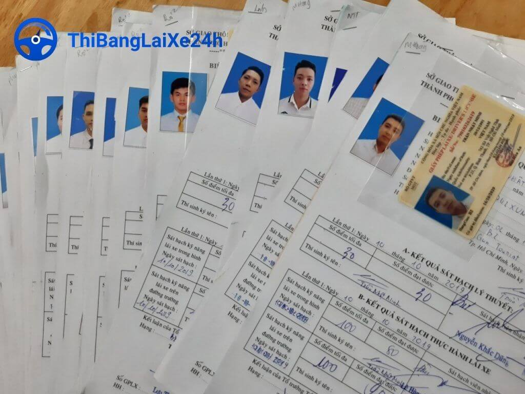 ho so thi bang lai xe b1