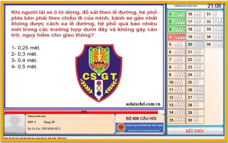Tổng Hợp Ôn Thi GPLX Ô Tô 600 Câu